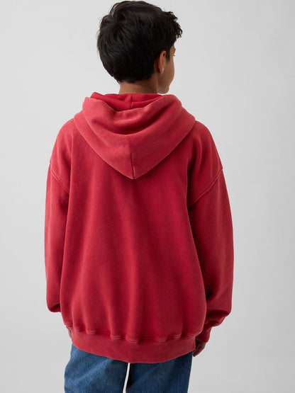 Kırmızı Vintagesoft Arch Logo Sweatshirt