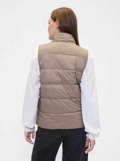 Kahverengi Coldcontrol Puffer Şişme Yelek