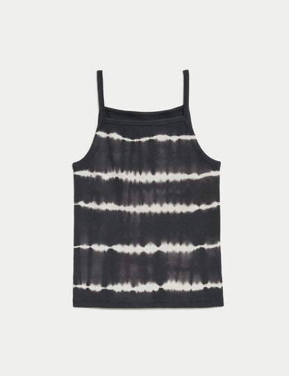 Batik Desenli Askılı T-shirt (6-16 Yaş)