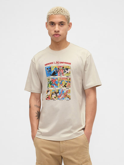 Bej Wb™ Everyday Soft Relaxed Grafik T-shirt