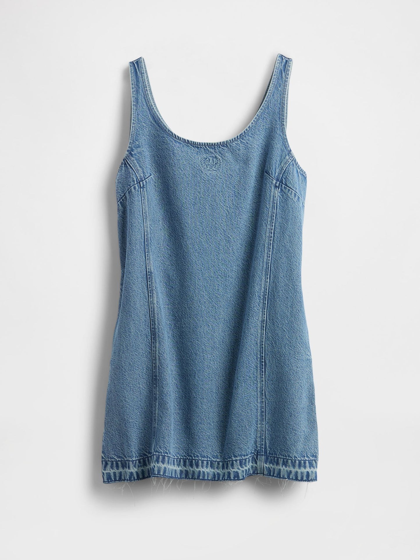 Denim Mavi Ultrasoft Denim Logo Mini Elbise