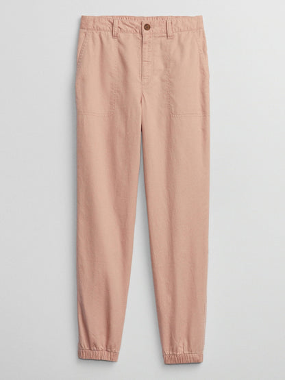 Pembe Twill Girlfriend Jogger Washwell™ Pantolon