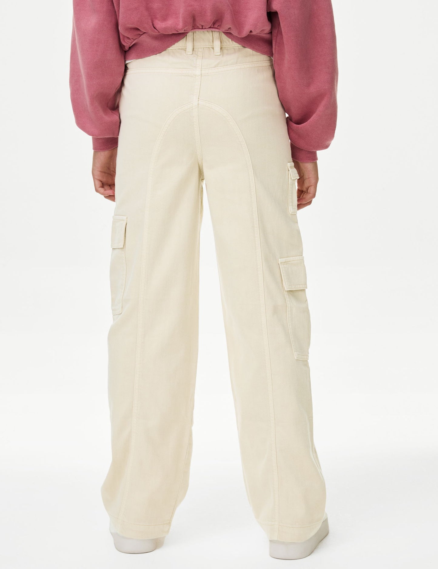 Regular Fit Wide Leg Kargo Pantolon (6-16 Yaş)