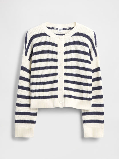 Beyaz Oversize Hırka