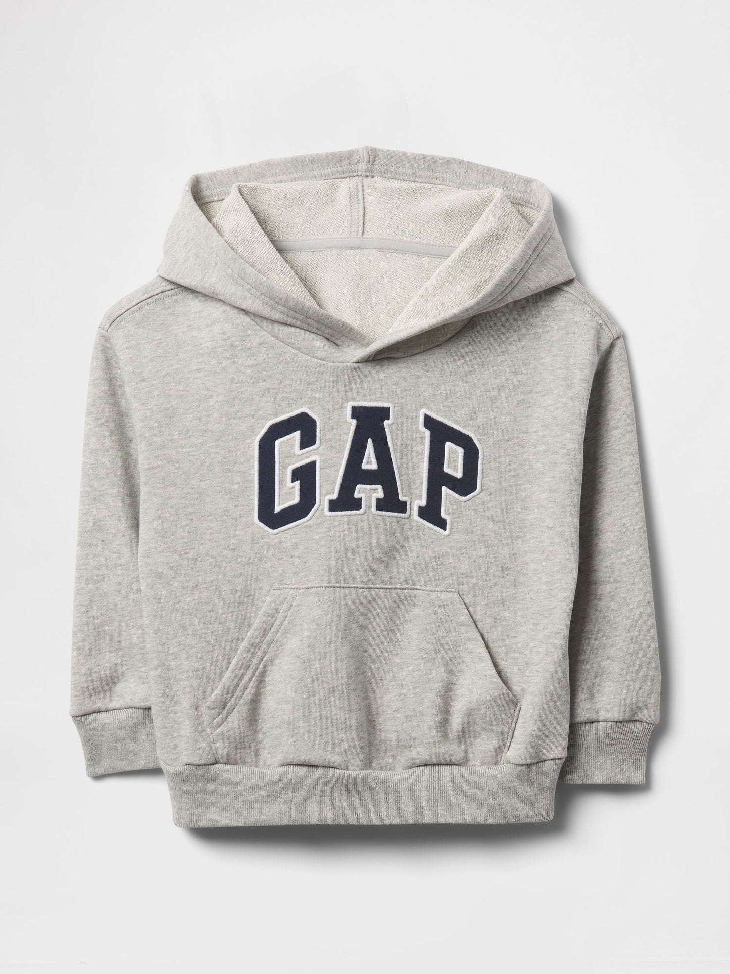 Gri Gap Logo Relaxed Havlu Kumaş Sweatshirt