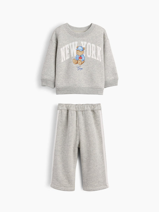 Gri Baby Vintagesoft Brannan Bear Sweat Set