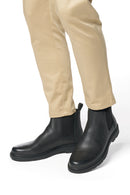 Geox Erkek Siyah Spherica Ec1 Deri Chelsea Bot