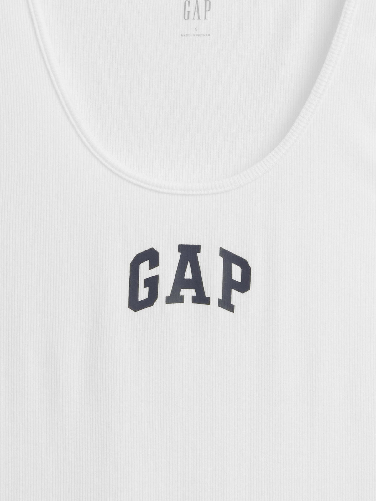 Beyaz Gap Logo Fitilli Atlet