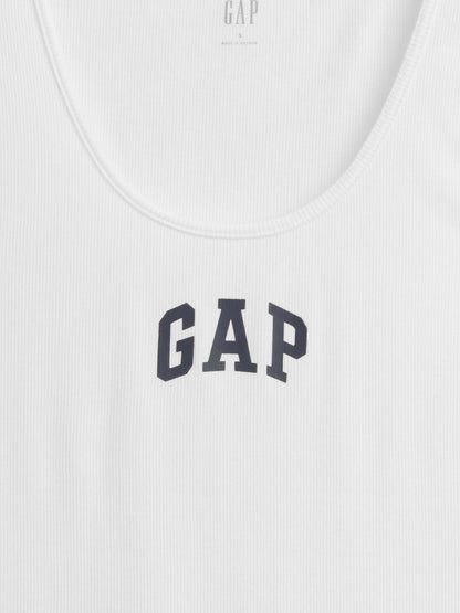 Beyaz Gap Logo Fitilli Atlet