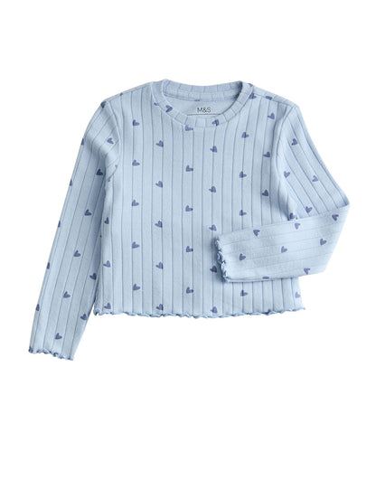 Kalp Detaylı Pijama Takımı