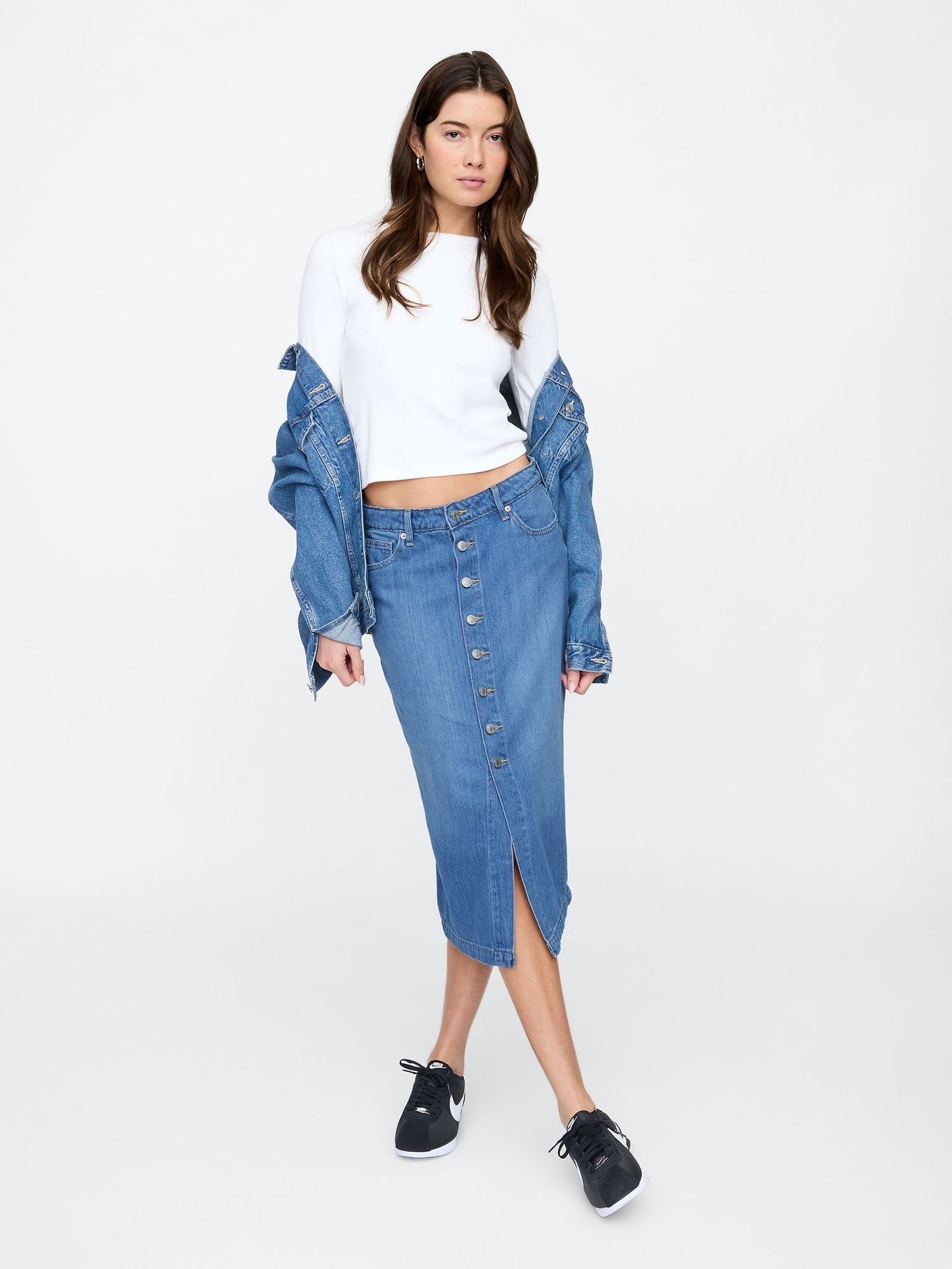 Mavi Denim Maxi Etek