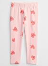 Pembe Grafik Baskılı Legging Tayt