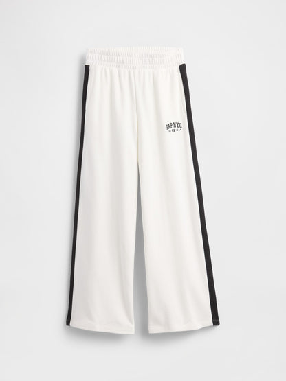Beyaz Vintagesoft Baggy Gap Logo Pantolon