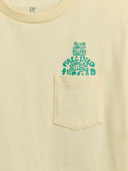 Sarı Brannan Bear Cep T-shirt