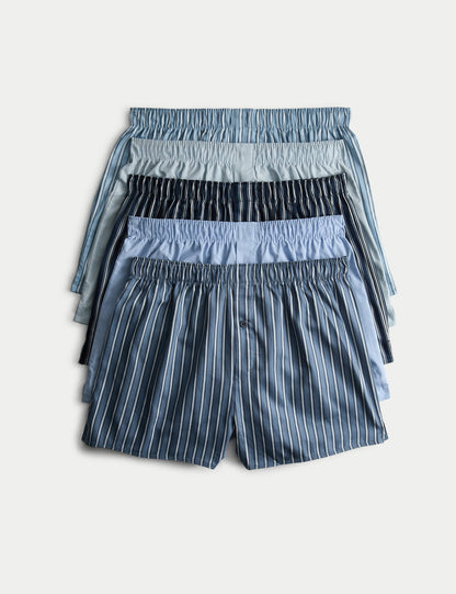 5’li Saf Pamuk Boxer