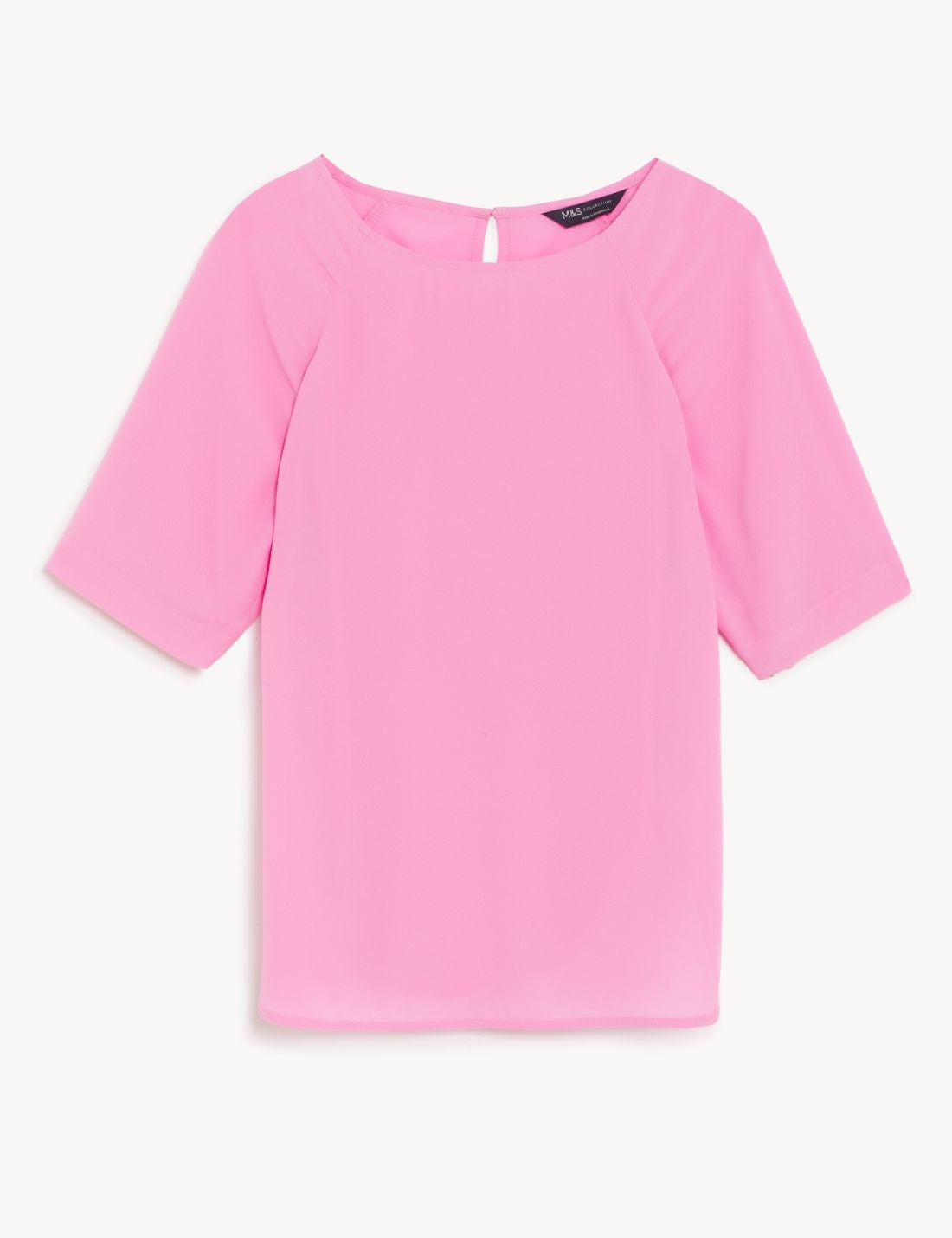 Regular Fit Kısa Kollu Bluz