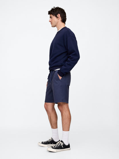 Lacivert Twill Şort