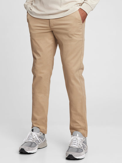 Bej Slim Khaki Pantolon