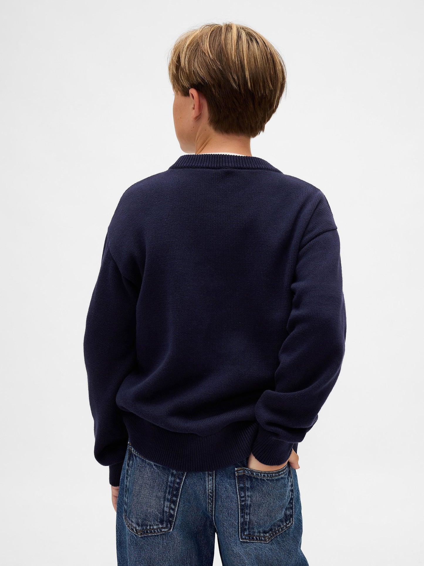Lacivert Brannan Bear Relaxed Sweatshirt