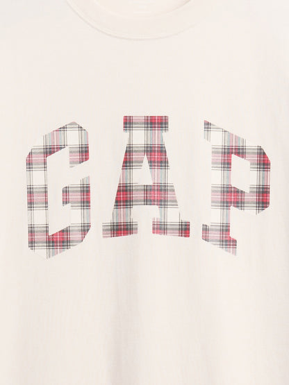 Kırık Beyaz Everyday Soft Gap Logo T-shirt