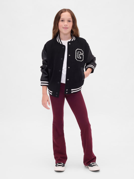 Bordo Flare Leggings Tayt