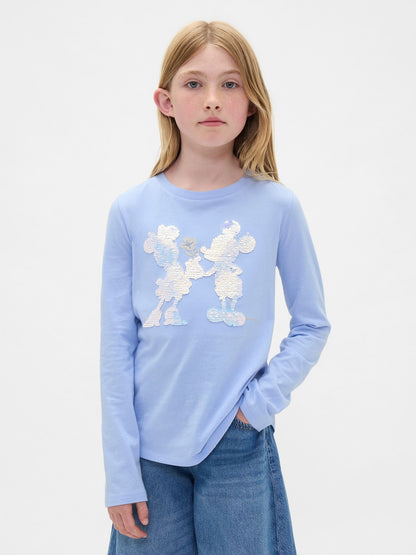 Mavi Gap × Disney Relaxed Flippy-sequin Grafik T-shirt
