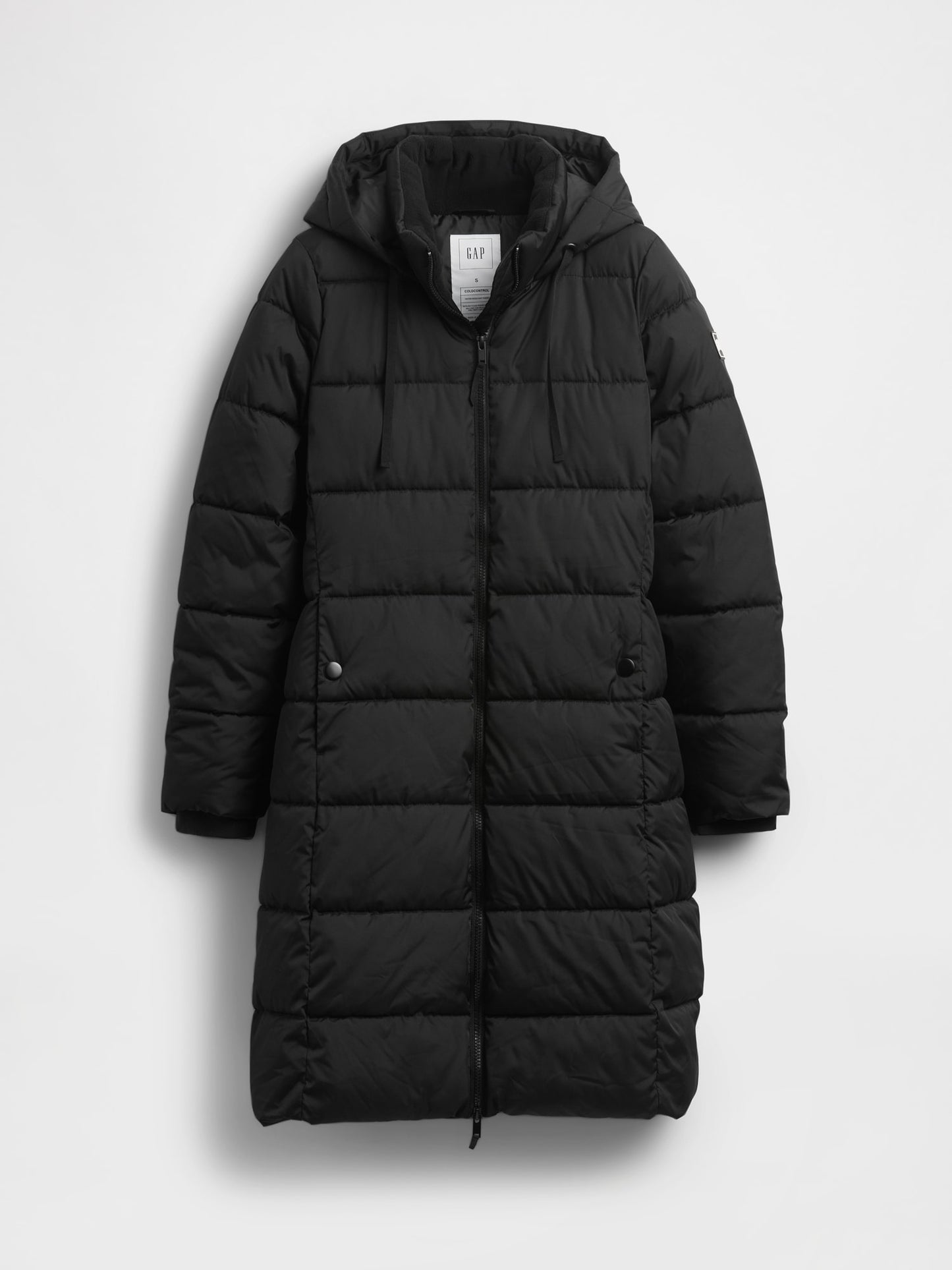 Siyah Coldcontrol Relaxed Midi Şişme Mont