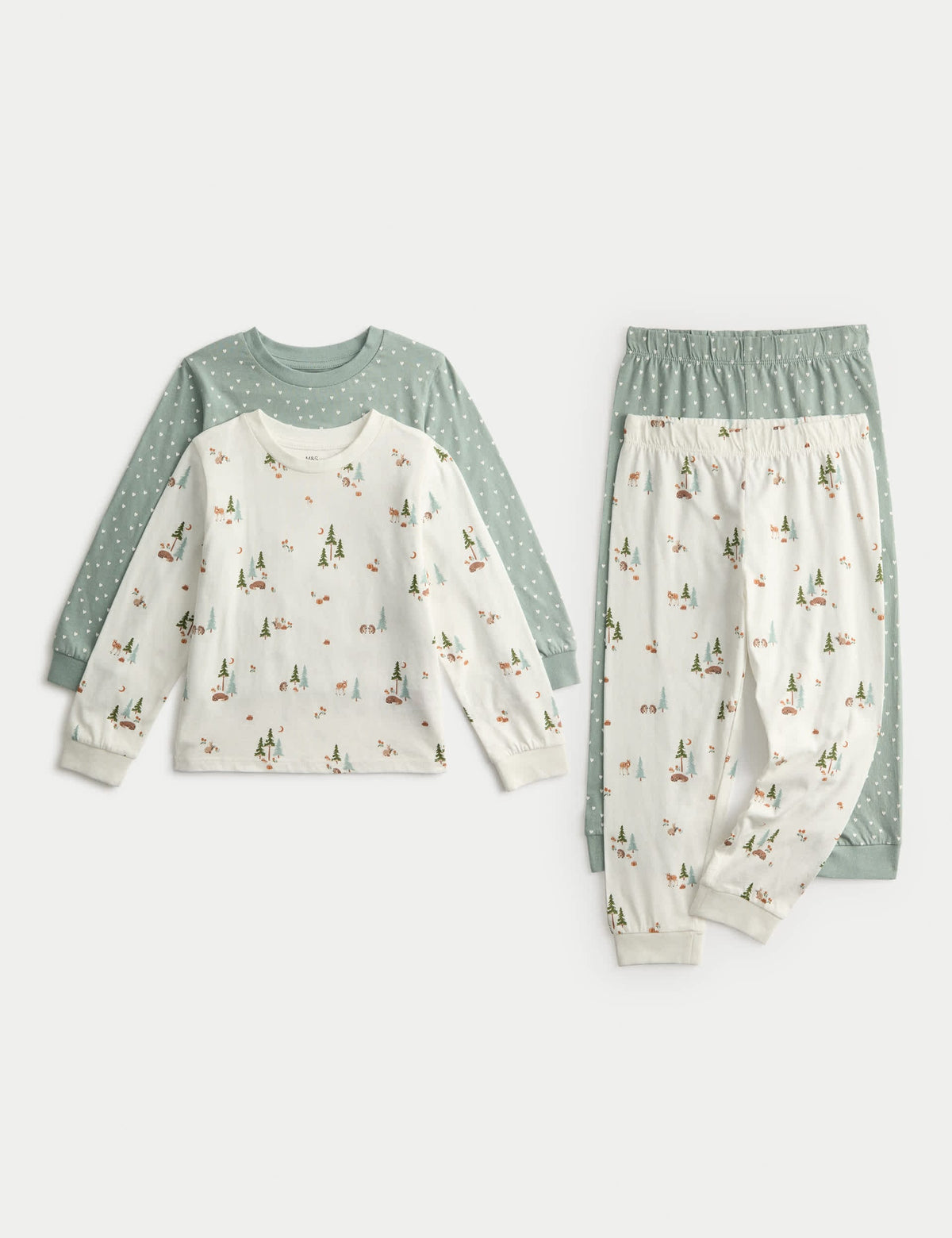2’li Saf Pamuklu Pijama Takımı (1-8 Yaş)