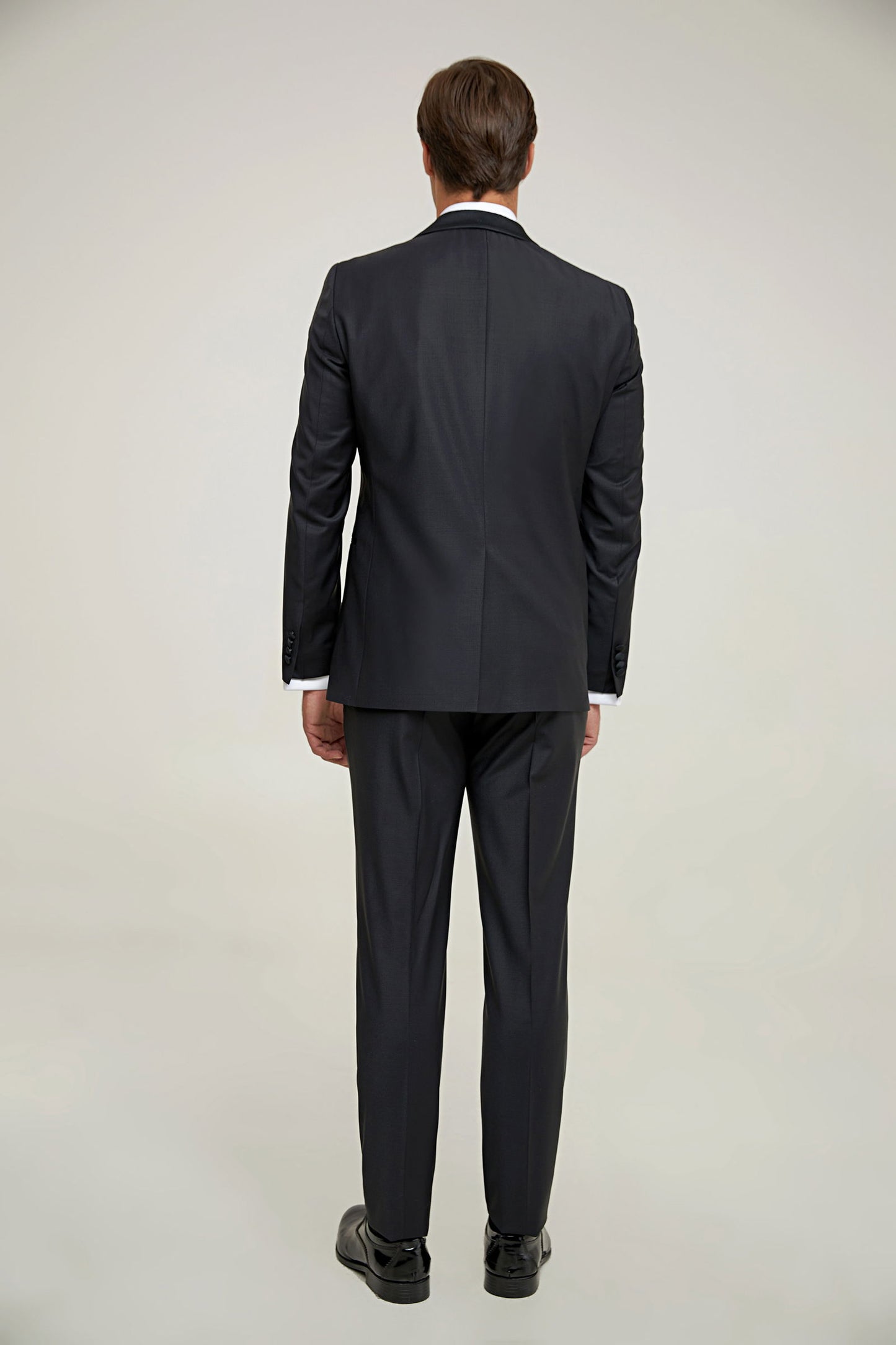 Damat Slim Fit Siyah Düz Takim Elbise Yelekli