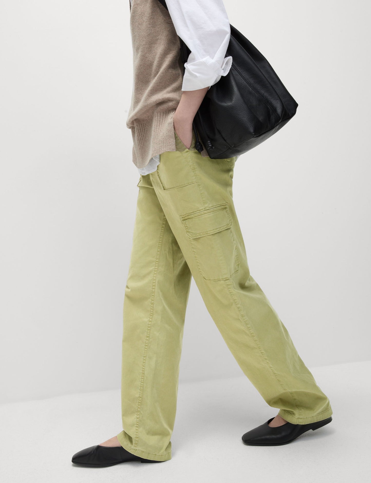 Liyosel Kargo Orta Bel Straight Fit Pantolon