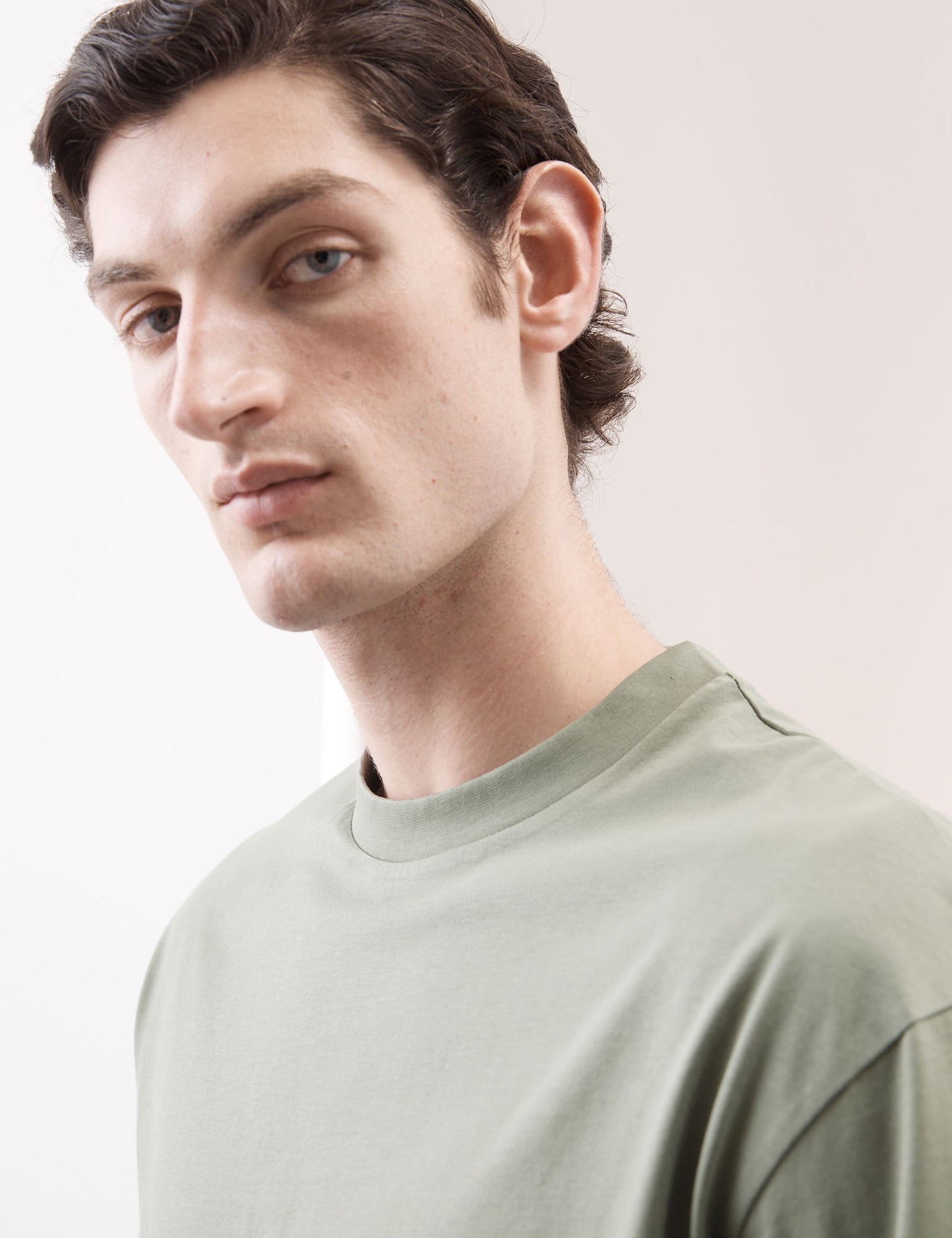 Saf Supima Pamuklu Oversize T-shirt