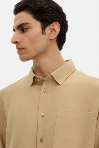 Tween Relaxed Bej Gömlek