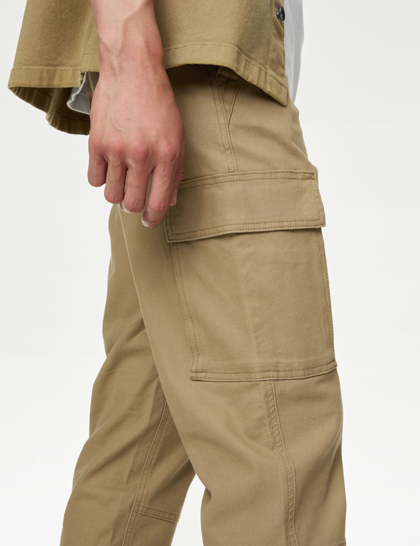Tapered Fit Kargo Pantolon