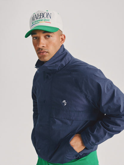 Beyaz Gap × Malbon Logo Beyzbol Şapka