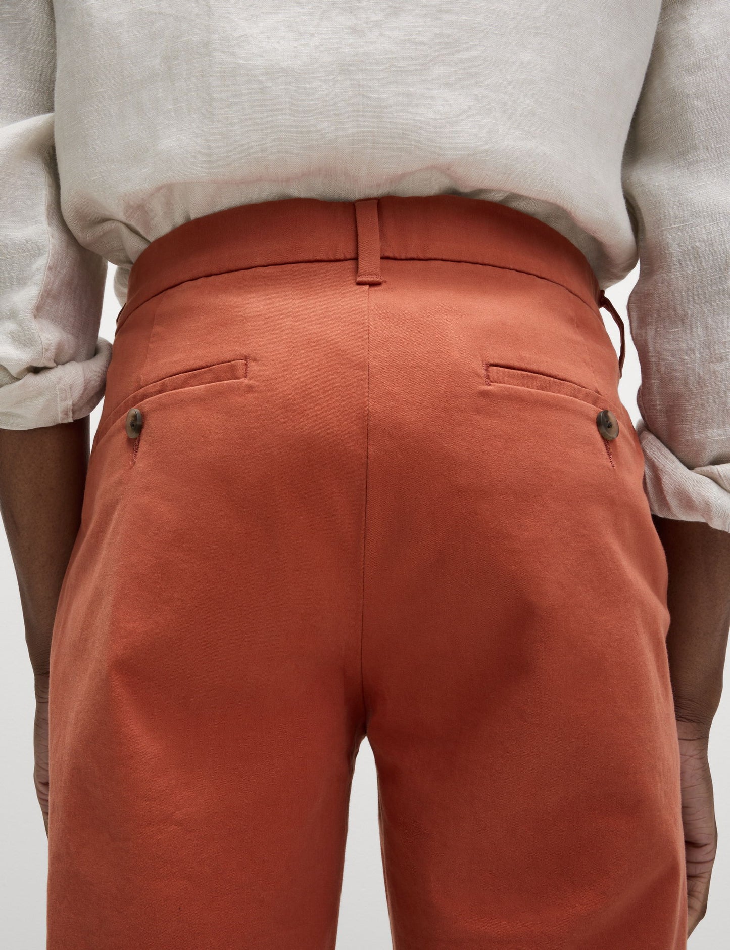 Regular Fit Streç Chino Şort