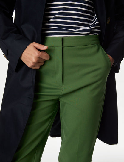 Slim Fit Yüksek Bel Pantolon