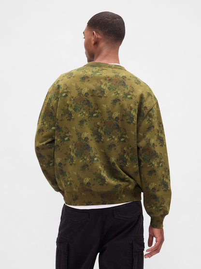 Açık Yeşil Heavyweight Oversized Logo Sweatshirt