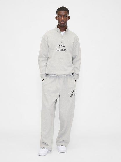 Açık Gri Vintagesoft Gap Logo Baggy Eşofman Altı