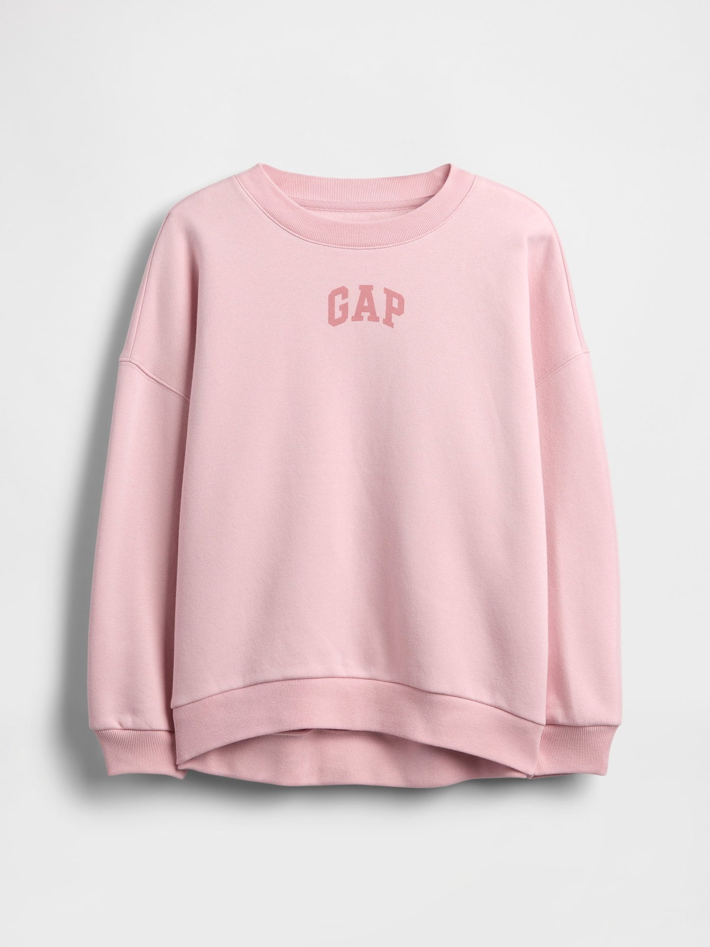 Açık Pembe Vintagesoft Oversized Logo Sweatshirt