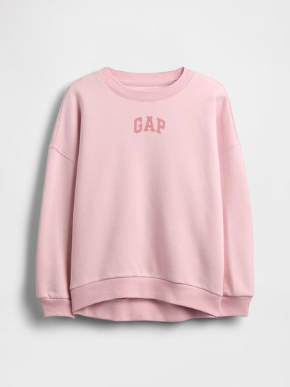 Açık Pembe Vintagesoft Oversized Logo Sweatshirt