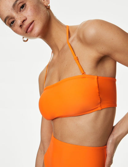 Regular Fit Bandeau Bikini Üstü