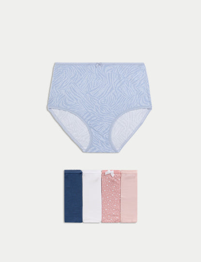 5'li Cotton Lycra® Full Brief Külot Seti