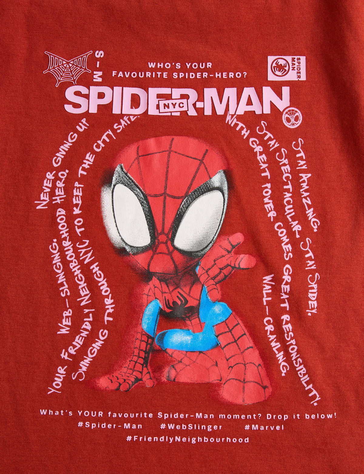 3'lü Saf Pamuklu Spider-man™ Çocuk Üst Seti
