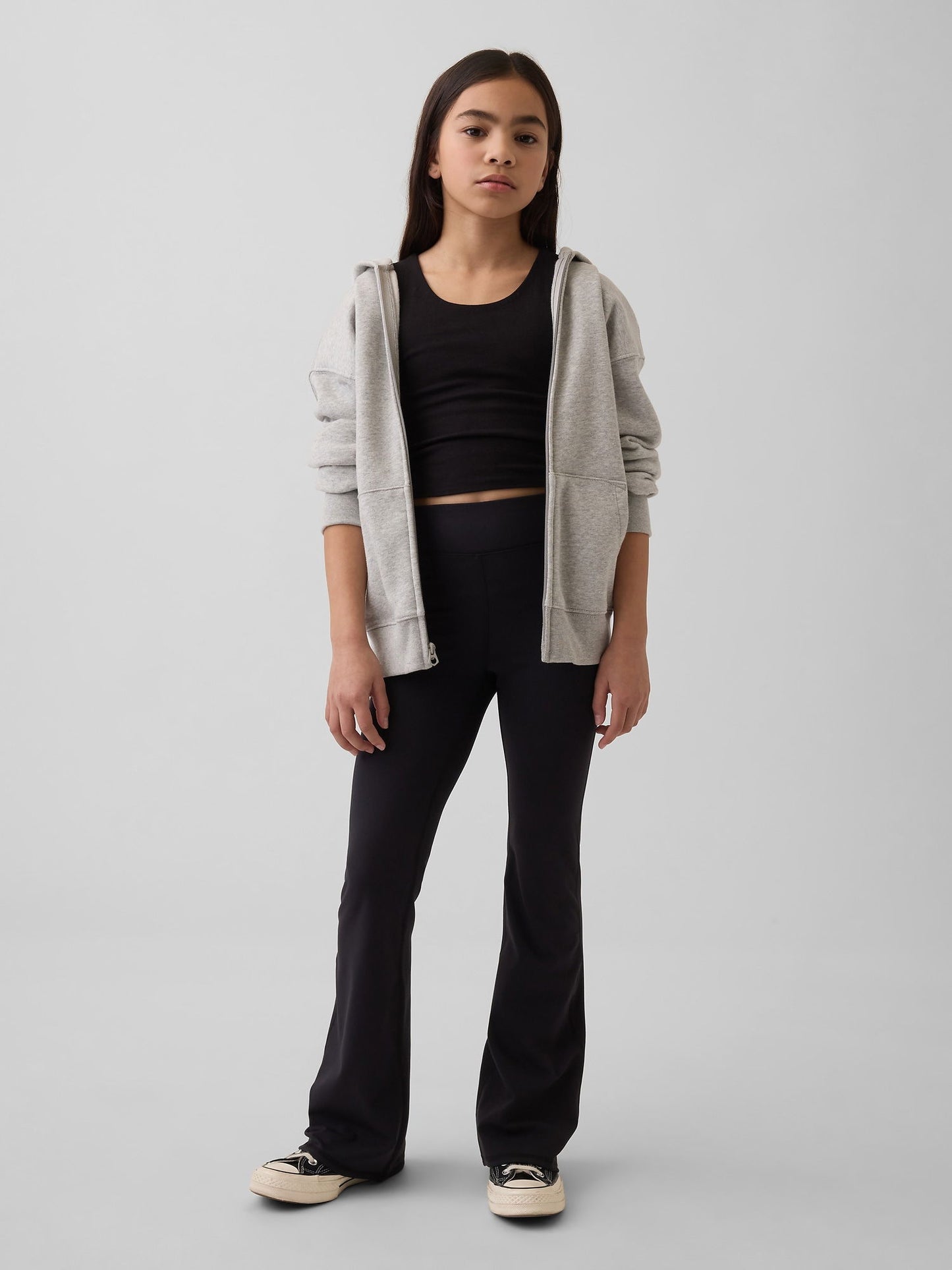 Siyah Performans Flare Leggings Tayt