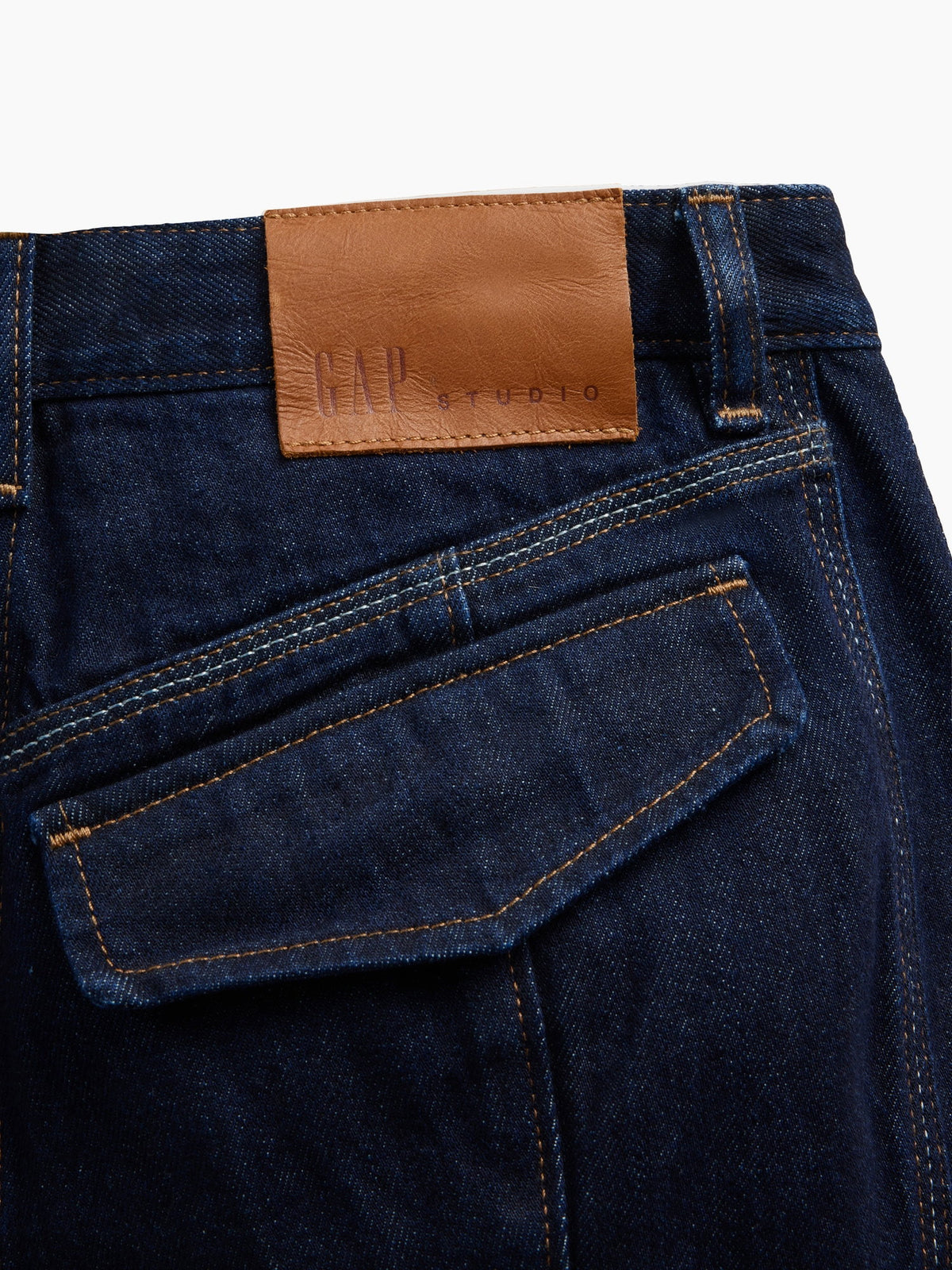 Koyu Mavi Gapstudio High Rise Pintuck Jean Pantolon