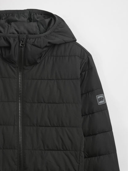 Siyah Coldcontrol Şişme Puffer Mont