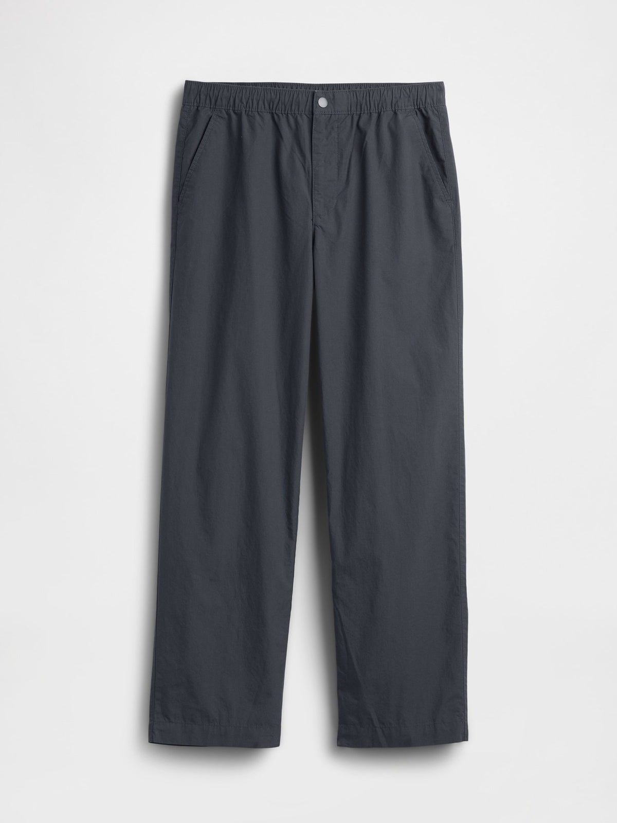 Lacivert Poplin '90s Loose Pantolon