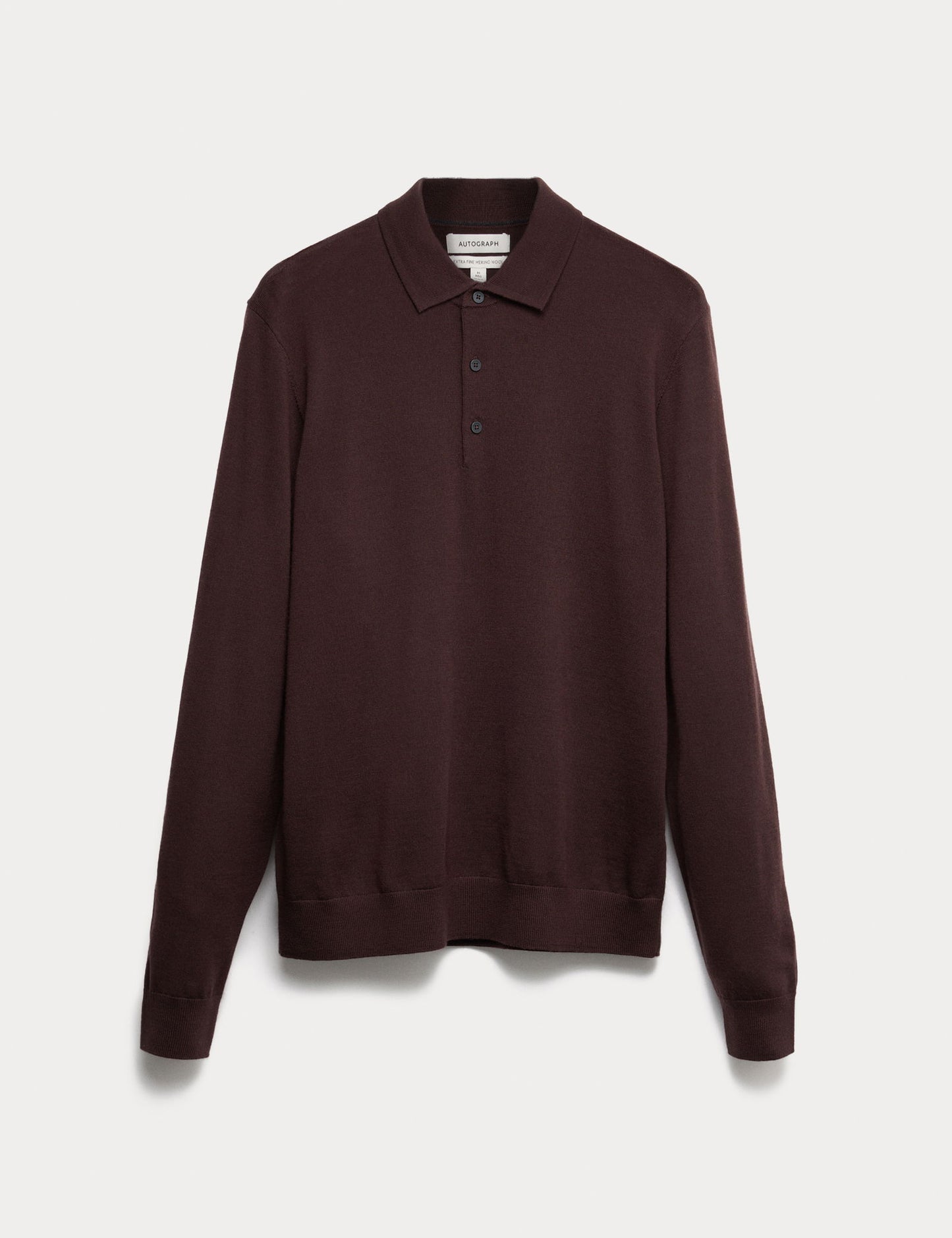 Merino Yünlü Polo Yaka Üst