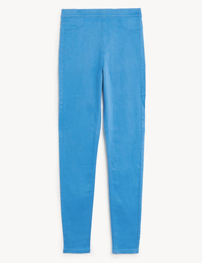 Yüksek Bel Jegging Jean Pantolon
