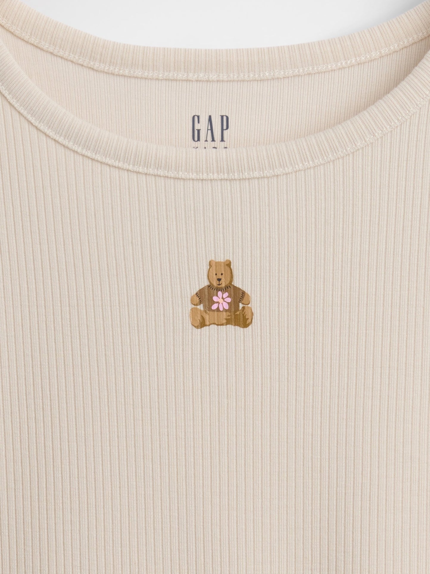 Gri Recycled Fitilli Brannan Bear Pijama Şort Takım